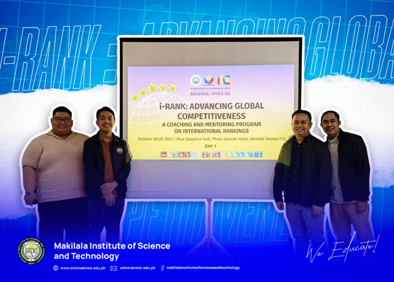 MIST Instructors Participate in i-Rank Advancing Global Competitiveness