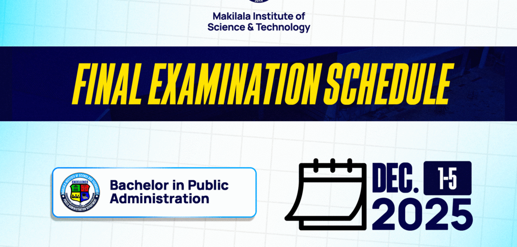 Final Examination Schedule (Third Batch)